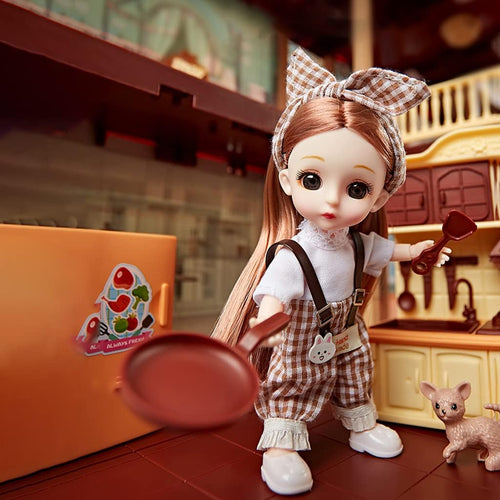Qixi Toys | Princess Doll House | 395 Pcs Doll House